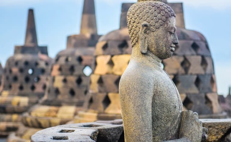 Visite du temple Borobudur et Taman Sari